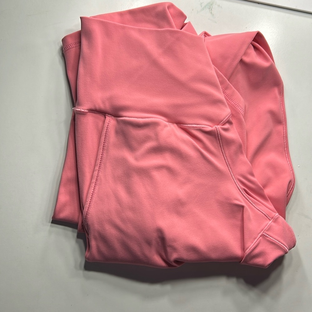 Pink flare leggings size xs